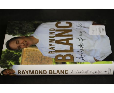 Blanc [Raymond], A Taste Of My Life, signed first edition