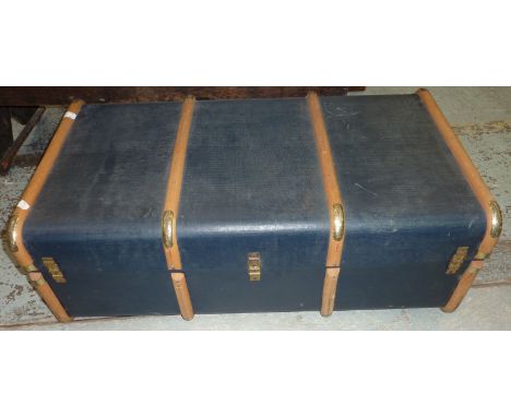 Wooden bound trunk