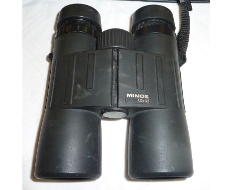 Pair of Minox 10x42 cased binoculars
