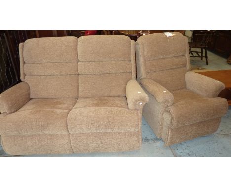 2 piece suite comprising of 2 seat sofa and matching armchair