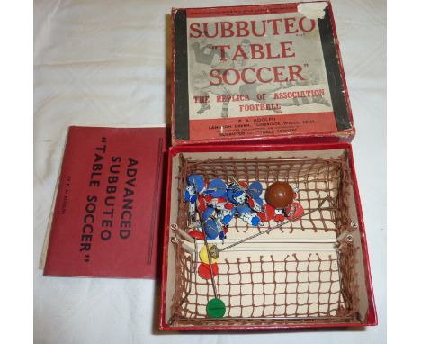 Subbuteo table soccer in original box with instructions