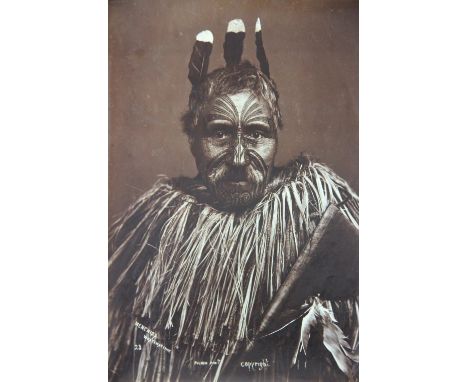 Elizabeth Pulman (1836-1900), 'Menehira Whatiwatihoe', an albumen photograph, titled within the image and numbered 23, 28cm x