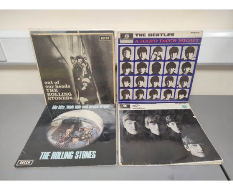 Beatles &amp; Rolling Stone Lp's to include a 3rd pressing of a Hard Days Night, With The Beatles, Rolling Stones Out of Our 