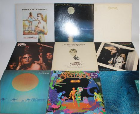 Collection of 70's artists to include Steve Harley, Santana, Neil Young, Van Morrison, etc (22). Conditon report:Neil Young -