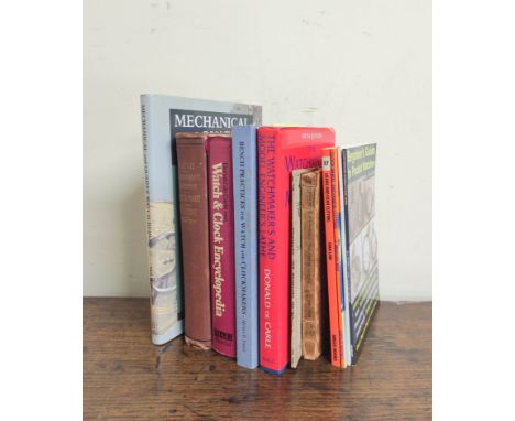 Watch &amp; clockmaking books. To include Watters. M Mechanical and Quartz Watch Repair,&nbsp;De Carle Watch and Clock Encycl