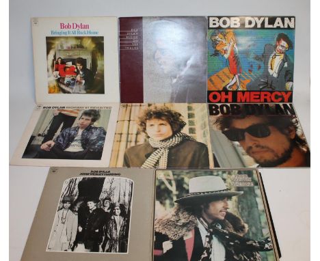 Collection of Bob Dylan records to include Bringing it all back home, Blonde on Blonde with gatefold sleeve, Desire, etc (8) 