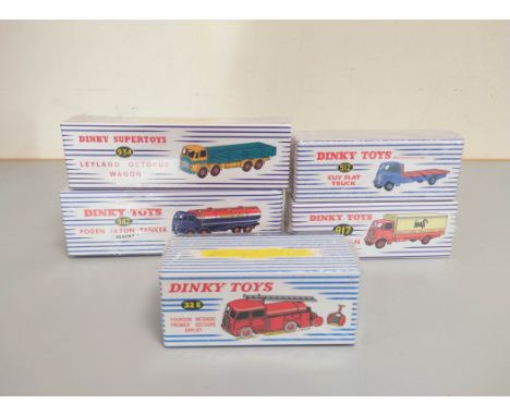 Dinky Atlas: Lot comprising of sealed pristine Dinky Supertoys Atlas model vehicles comprising of Foden 14-Ton Tanker 942, Gu