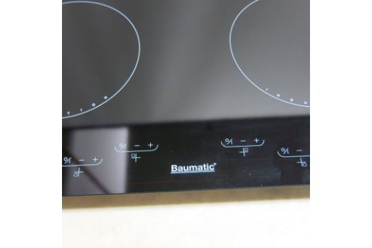 Baumatic Glass 4 Ring Induction Hob Model Bh42 1 Size 58cm X