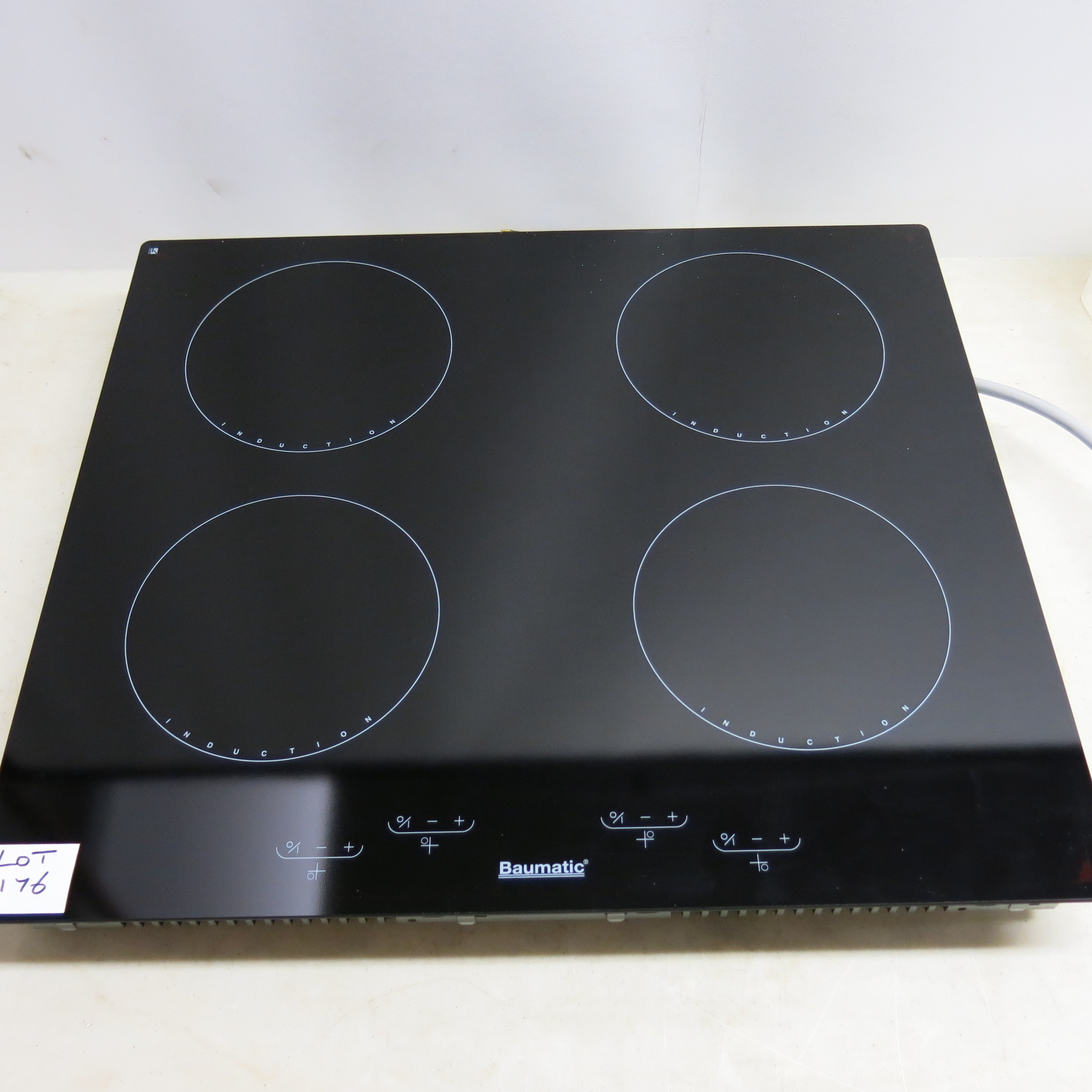 Baumatic Glass 4 Ring Induction Hob Model Bh42 1 Size 58cm X