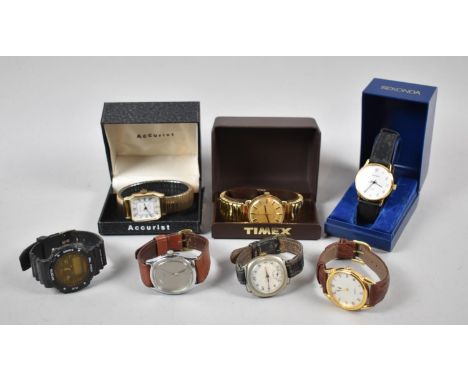 A Collection of Various Vintage Wrist Watches 