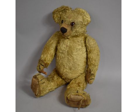 A Vintage Plush Teddy Bear, 54cm high 