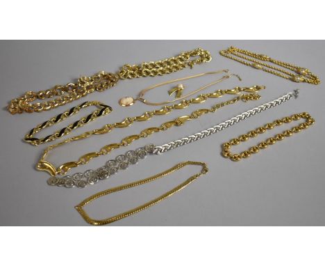 A Collection of Vintage Costume Jewellery, Mainly Necklaces to Include Examples by Joan Rivers, Trifari etc 