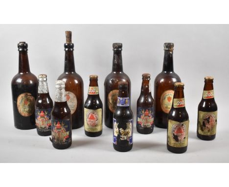 A Collection of Vintage Beer Bottles 