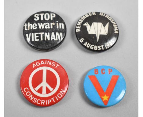 A Collection of Four Vintage American Lapel Badges 