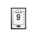 Cristiano Ronaldo Signed Real Madrid Shirt "Number 9"