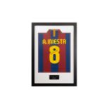 Andreas Iniesta Signed Barcelona Jersey