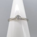 Classic Solitaire Diamond Ring 0.15ct