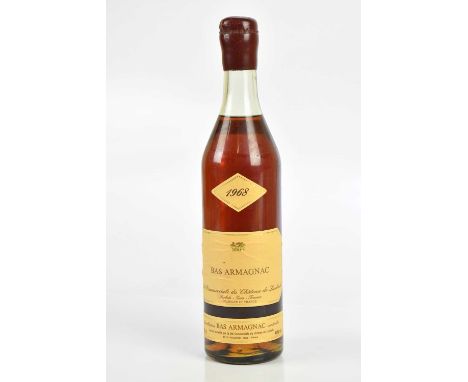 ARMAGNAC; a single bottle of 1968 Bas Armagnac, 70cl, 40% vol.