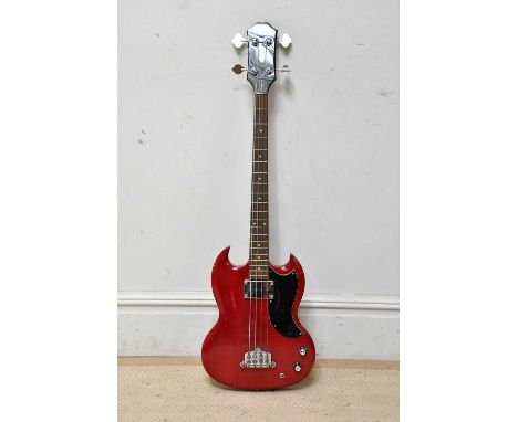 EPIPHONE; an EB-0 CH electric bass guitar, serial no. S02120490, with soft case.Condition Report: Untested we do not guarante