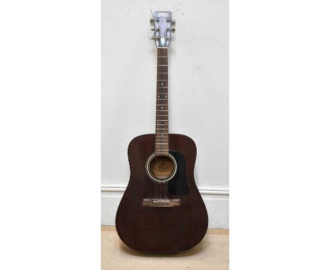 WASHBURN; a model D12BR six string acoustic guitar, cased.  Provenance: From the collection of Gerry RobinsonGerry Robinson w