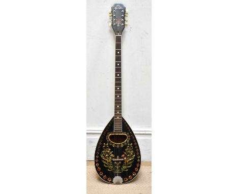 EKO; a 1970s inlaid bouzouki, cased.   Provenance: From the collection of Gerry RobinsonGerry Robinson was a founding member,