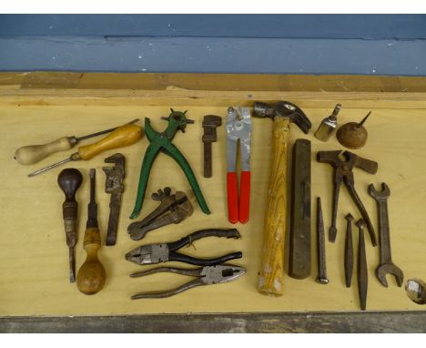 Hand tools to include hammer and pliers etc&nbsp;