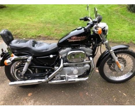 1999 Harley Davidson Sportster XLH 883Reg. no. V74 JWCFrame no. 1HD4CAM11YK111625Engine no. CAMY111625An economic way to join