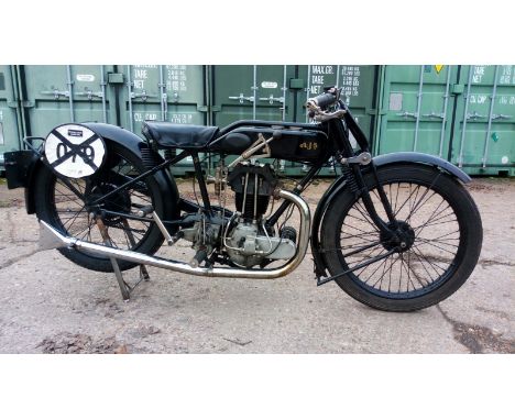 1928 AJS K6 350 Big PortReg. no. VF 5231Frame no. K103330 (from logbook)Engine no. K103330 (from logbook, the actual engine n