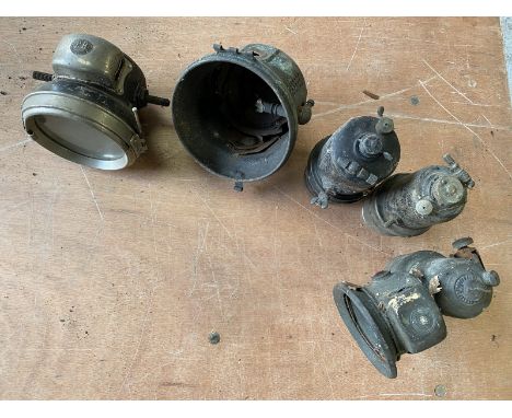 A P &amp; H carbide lamp and various producers.