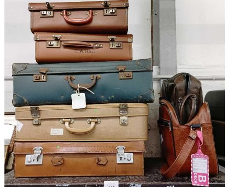 Collection of vintage suitcases