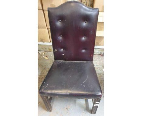 George Smith button back desk/side chair