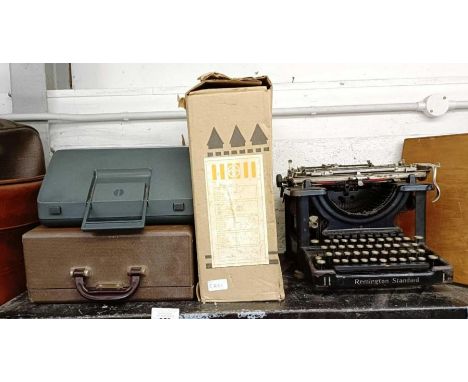 4 vintage typewriters