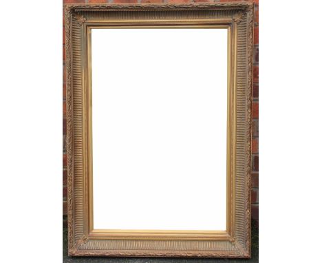 A modern gilt frame mirror