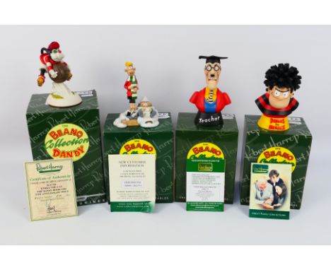 Robert Harrop - Beano - Dandy - A set of Four Robert Harrop resin figurines from the Beano and Dandy Collection consisting of