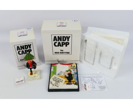Robert Harrop - Andy Capp - A pair of Robert Harrop resin figurines from The Andy Capp  Range consisting of Andy Capp(AC01) a