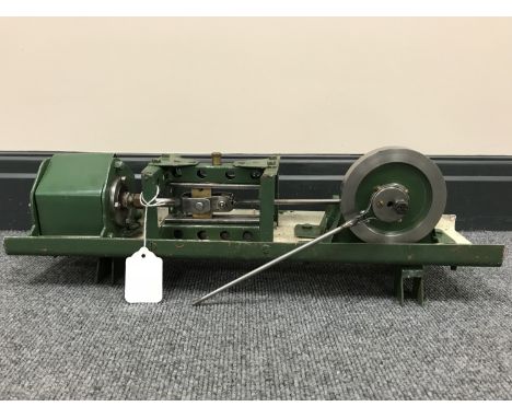 A scratch built model engine 
