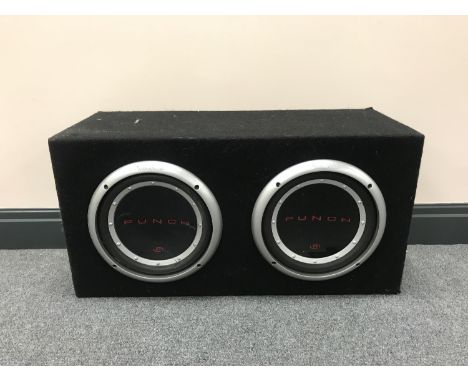 A Rockford Fosgate punch speaker