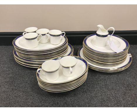 A Royal Doulton tea and dinner service - Regalia pattern. (142)