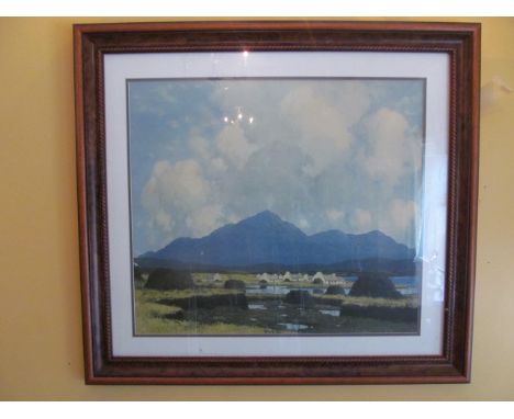 Paul Henry Western Scene Fine Art Print 20 Inches High x 24 Inches Wide