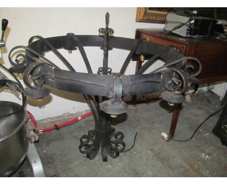 Wrought Iron Light Fitting