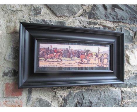 Jack  B Yeats Sligo Races Modern Lithograph 6 Inches High x 18 Inches Wide
