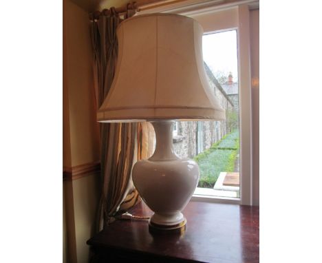 Large Lamp with Shade Circa 1960 Working Order