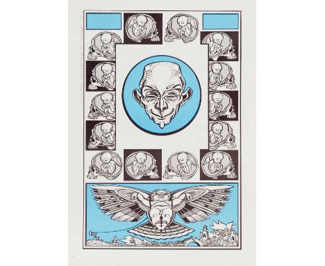 * ALASDAIR GRAY (SCOTTISH 1934 - 2019), FROM AN EASTERN EMPIRE  limited edition silkscreen print on paper, numbered 15/200, i