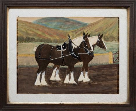* WILLIAM ROBBIE (SCOTTISH 1887 - 1967), UNTITLED watercolour on papermounted, framed and under glassimage size 43cm x 58cm, 