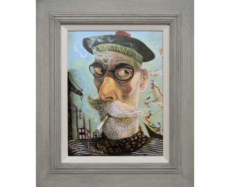 * JOHN BYRNE RSA (SCOTTISH 1940 - 2023), VALIANT offset lithograph on paperframed and under glassimage size 32cm x 26cm, over