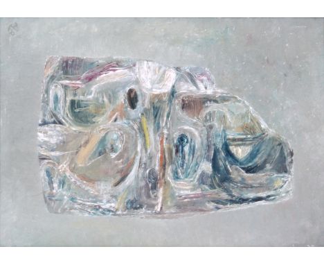 Arthur Berridge (1902 - 1957) - 'Boulder', oil on canvas, signed verso, framed, 56cm x 79cm.
