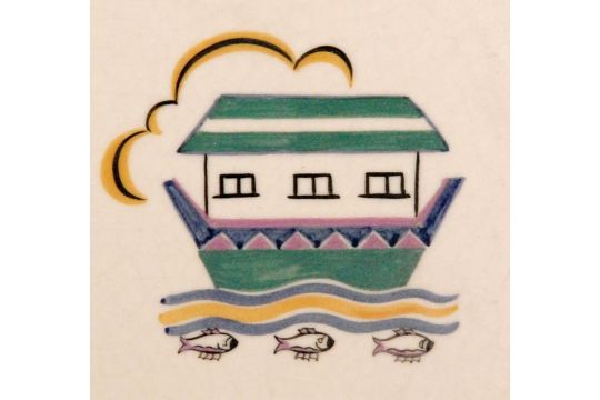 Carter Stabler Adams Poole Pottery A 1930s Art Deco Tiled