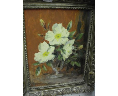 VICTOR COVERLEY-PRICE "Flowers in a vase", still life study, oil on board, signed and dated 1970 lower right, together with A