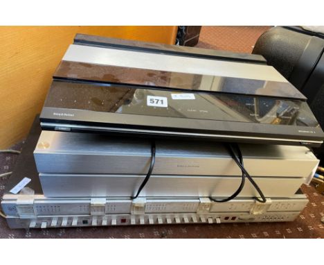 BANG &amp; OLUFSEN BEOGRAM CDX, BANG &amp; OLUFSEN STEREO AMPLIFIER AND A BANG AND OLUFSEN DVD PLAYER