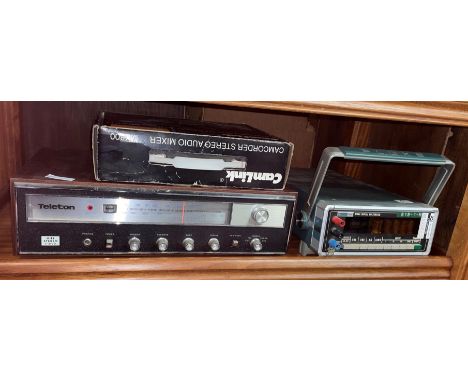 TELETOD STEREO AMPLIFIER AND A DIGITAL MULTI METER 
